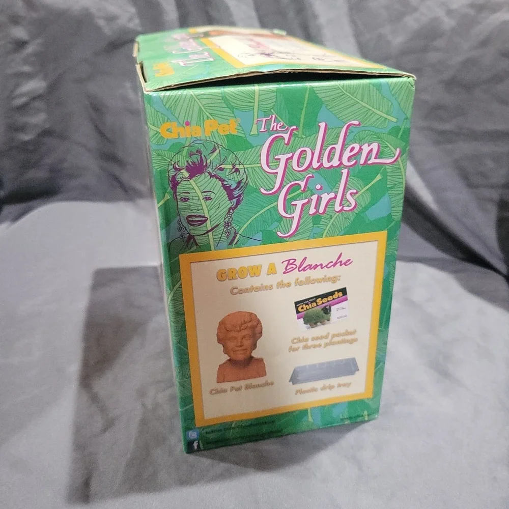 The Golden Girls Blanche Chia Pet Decorative Planter - ABC TV - NEW